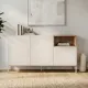 Μπουφές Cailin Megapap χρώμα sandstone - sepet oak 140x41,8x80εκ.