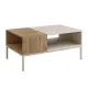 Τραπεζάκι σαλονιού Cailin Megapap χρώμα sandstone - sepet oak 90x56x40,6εκ.