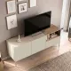 Έπιπλο τηλεόρασης Cailin Megapap χρώμα sandstone - sepet oak 140x41,8x55εκ.
