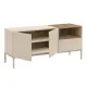 Έπιπλο τηλεόρασης Cailin Megapap χρώμα sandstone - sepet oak 140x41,8x55εκ.