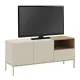 Έπιπλο τηλεόρασης Cailin Megapap χρώμα sandstone - sepet oak 140x41,8x55εκ.