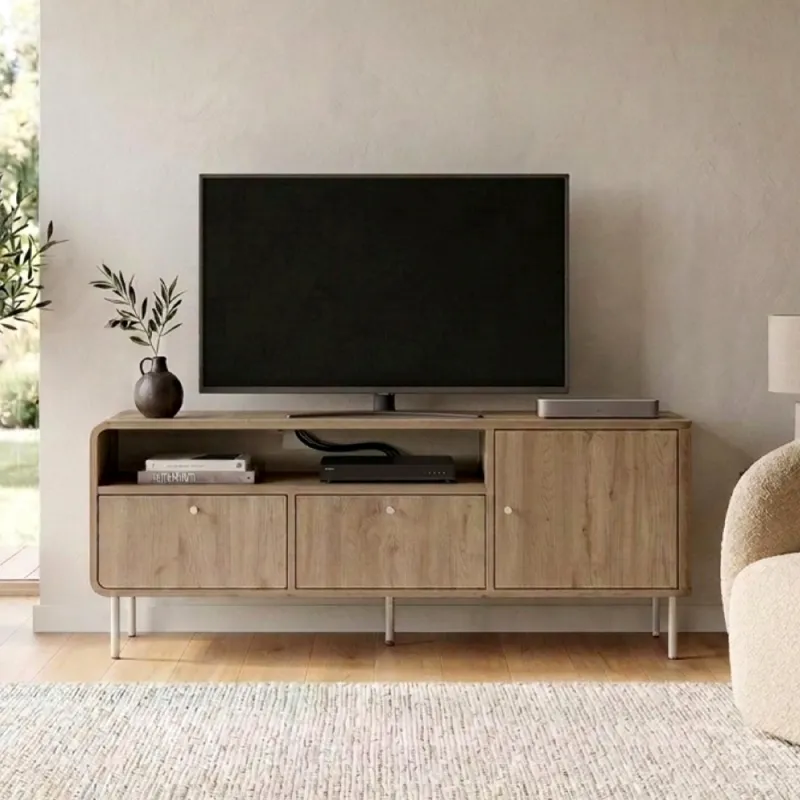 Έπιπλο τηλεόρασης Colia Megapap χρώμα sepet oak 140,3x34x55,7εκ.