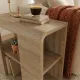 Τραπεζάκι βοηθητικό Colia Megapap χρώμα sepet oak 58x25x50εκ.