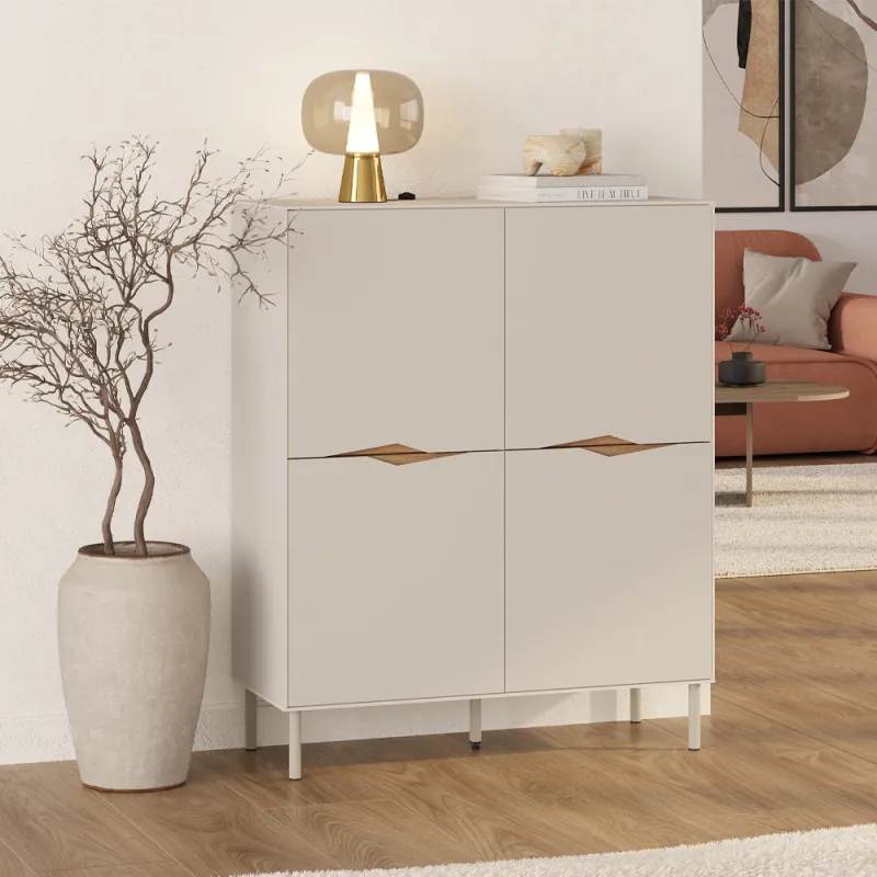 Μπουφές Marquise Megapap χρώμα sandstone 98x40x120εκ.