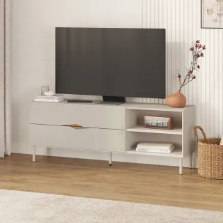 Έπιπλο τηλεόρασης Marquise Megapap χρώμα sandstone 150x35x56εκ.