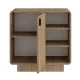 Μπουφές Rovel Megapap χρώμα sepet oak 80,3x39x80,4εκ.