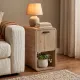 Τραπεζάκι βοηθητικό - Κομοδίνο Rovel Megapap χρώμα sepet oak 30x39x50,5εκ.