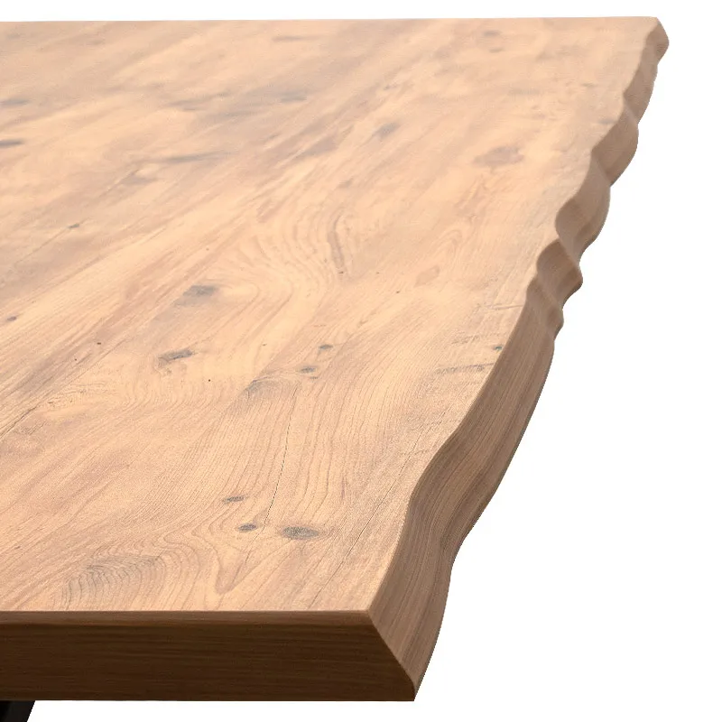 Τραπέζι Walter Megapap Mdf - μεταλλικό χρώμα ακακίας 200x100x75εκ. - Τραπέζια
