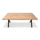 Τραπέζι Jeremy Megapap Mdf - μεταλλικό χρώμα ακακίας 200x100x75εκ. - Τραπέζια