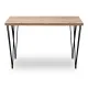 Τραπέζι Roger Megapap Mdf - μεταλλικό χρώμα ακακίας 120x70x75εκ. - Τραπέζια