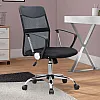 Καρέκλα γραφείου Franco Megapap με ύφασμα Mesh χρώμα μαύρο 59x57x95/105εκ. - Καρέκλες γραφείου