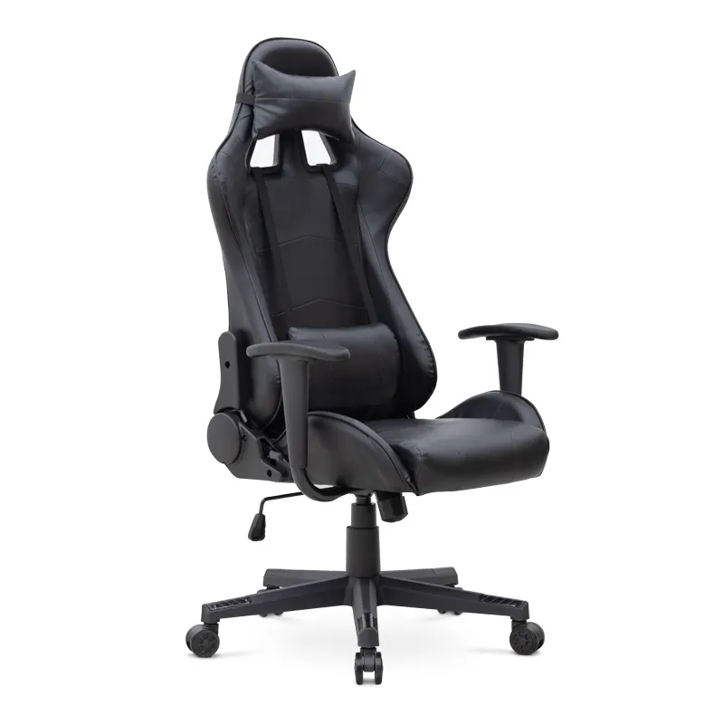 Καρέκλα γραφείου Gaming Alonso Megapap από τεχνόδερμα χρώμα μαύρο 67x70x125/135 εκ. - Καρέκλες γραφείου