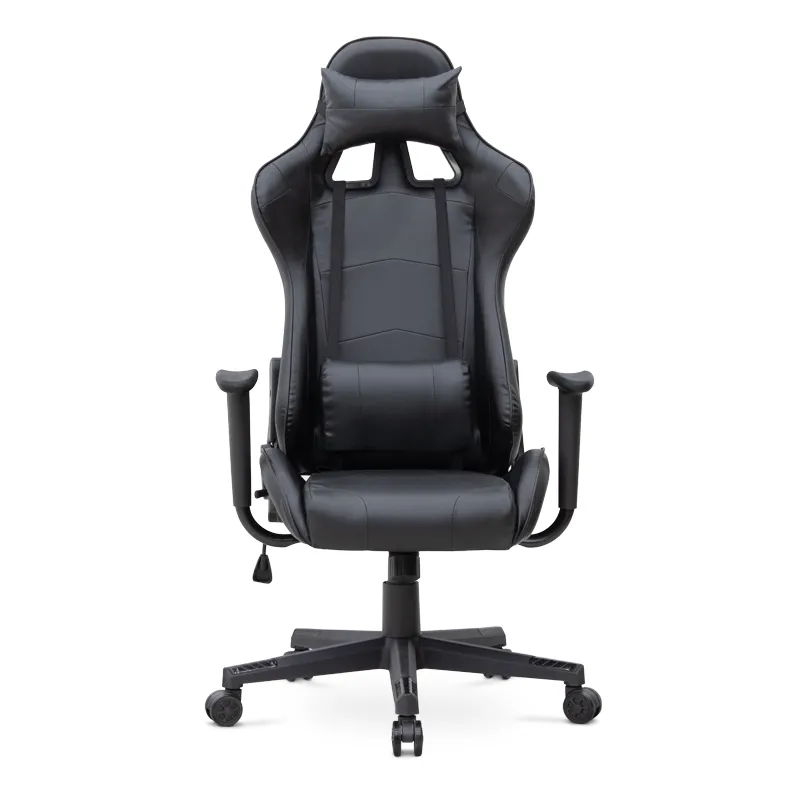 Καρέκλα γραφείου Gaming Alonso Megapap από τεχνόδερμα χρώμα μαύρο 67x70x125/135 εκ. - Καρέκλες γραφείου