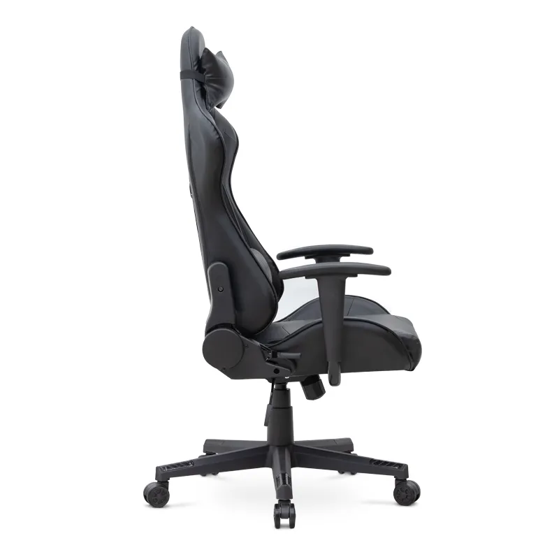 Καρέκλα γραφείου Gaming Alonso Megapap από τεχνόδερμα χρώμα μαύρο 67x70x125/135 εκ. - Καρέκλες γραφείου