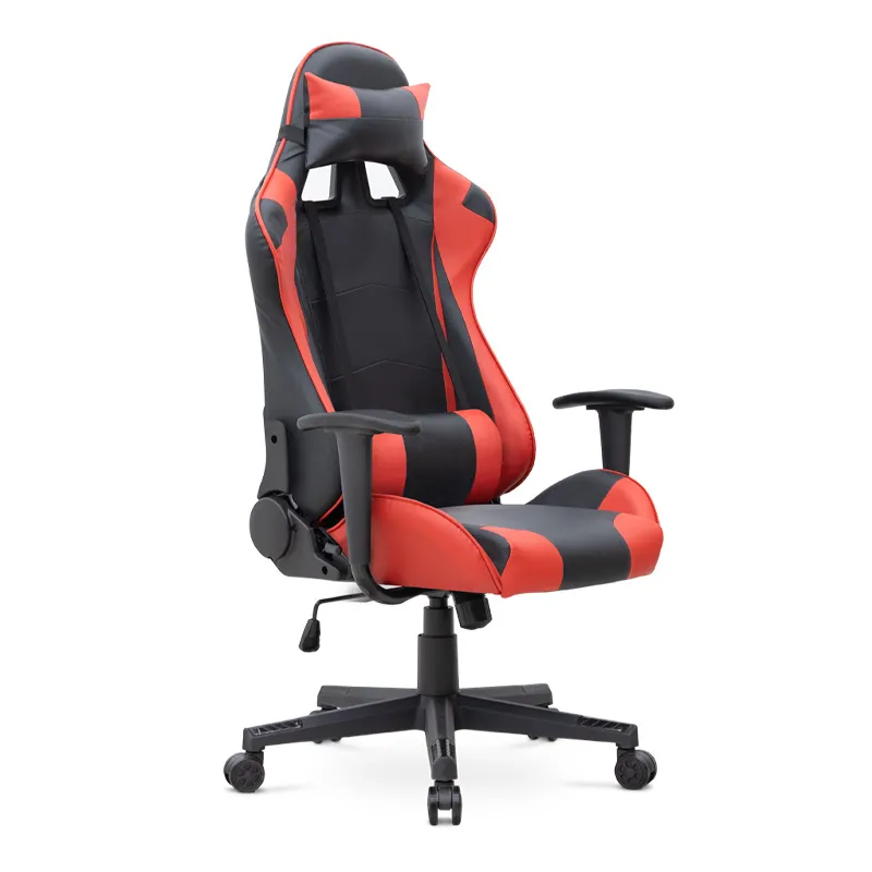 Καρέκλα γραφείου Gaming Alonso Megapap από τεχνόδερμα χρώμα κόκκινο - μαύρο 67x70x125/135 εκ. - Καρέκλες γραφείου