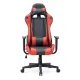 Καρέκλα γραφείου Gaming Alonso Megapap από τεχνόδερμα χρώμα κόκκινο - μαύρο 67x70x125/135 εκ. - Καρέκλες γραφείου