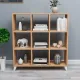 Βιβλιοθήκη μελαμίνης Saul Megapap χρώμα pine oak 88,2x20x88,2εκ. - Βιβλιοθήκες