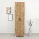 Ντουλάπα - Παπουτσοθήκη μελαμίνης Lilly Megapap χρώμα pine oak 49x32x170εκ. - Έπιπλα κουζίνας