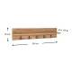 Κρεμάστρα τοίχου Kery Megapap από μελαμίνη χρώμα pine oak 80x11x18εκ. - Καλόγεροι - Κρεμάστρες τοίχου