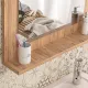 Καθρέφτης μπάνιου Devlin Megapap από μελαμίνη χρώμα pine oak 60x10x45εκ. - Έπιπλα μπάνιου