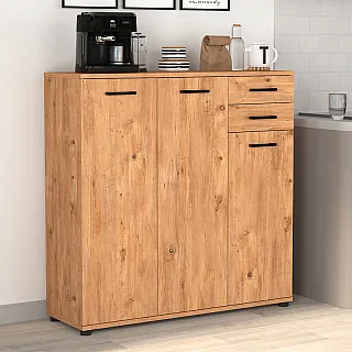 Παπουτσοθήκη - ντουλάπι Polly Megapap χρώμα pine oak 108x35x108εκ.