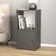 Κομοδίνο Vito Megapap χρώμα ανθρακί 34x30x66,4εκ.