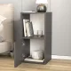 Κομοδίνο Vito Megapap χρώμα ανθρακί 34x30x66,4εκ.