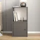 Κομοδίνο Vito Megapap χρώμα ανθρακί 34x30x66,4εκ.
