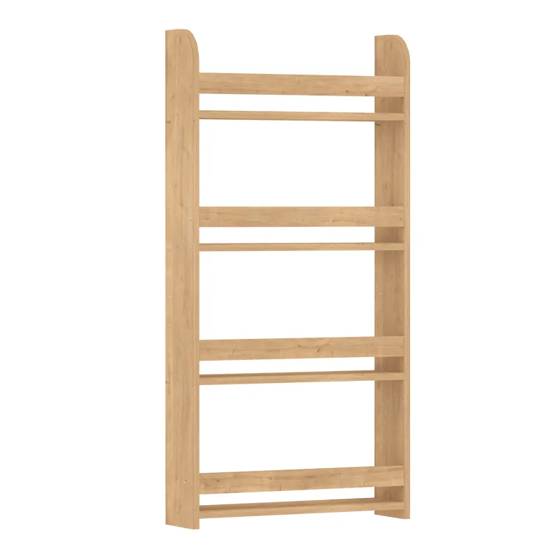 Επιτοίχια βιβλιοθήκη - ραφιέρα Montessori Megapap χρώμα sapphire oak 60x15x120εκ.
