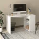 Γραφείο εργασίας Smyrna Megapap χρώμα λευκό 120x60x74,4εκ.