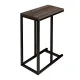 Τραπεζάκι βοηθητικό Agiro Megapap χρώμα rustic καρυδί 45,7x25,5x62,9εκ.