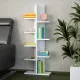 Βιβλιοθήκη μελαμίνης Tree Megapap χρώμα λευκό 45x21,4x113εκ. - Βιβλιοθήκες
