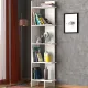 Βιβλιοθήκη μελαμίνης Perla Megapap χρώμα λευκό 48x22x170εκ. - Βιβλιοθήκες