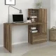 Γραφείο εργασίας Merino Megapap χρώμα καρυδί 149,5x61,8x120εκ.