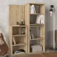 Γραφείο εργασίας πολυμορφικό Last Megapap χρώμα sapphire oak 119x44,7x123εκ.