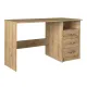 Γραφείο εργασίας Eldoris Megapap από μελαμίνη χρώμα sapphire oak 120x60x75εκ. - Γραφεία