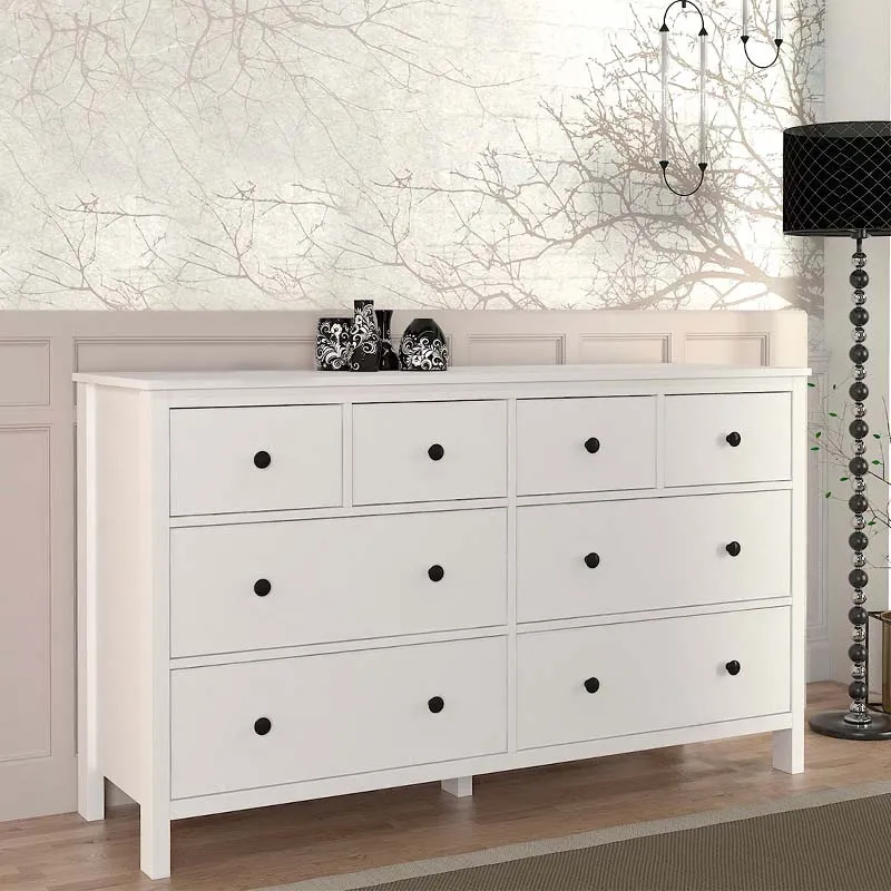 Μπουφές μελαμίνης Sabina Megapap χρώμα λευκό 160x50x96εκ. - Μπουφέδες