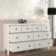 Μπουφές μελαμίνης Sabina Megapap χρώμα λευκό 160x50x96εκ. - Μπουφέδες