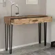 Κονσόλα μελαμίνης Rochel Megapap χρώμα atlantic pine 120x35x89,8εκ. - Κονσόλες