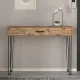 Κονσόλα μελαμίνης Rochel Megapap χρώμα atlantic pine 120x35x89,8εκ. - Κονσόλες