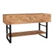 Κονσόλα μελαμίνης Aron Megapap χρώμα atlantic pine 138,8x41x75,7εκ. - Κονσόλες