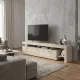 Έπιπλο τηλεόρασης Acnes Megapap χρώμα travertine 220x40x52εκ.