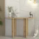 Κονσόλα Cortado Megapap χρώμα sapphire oak 120x35x75εκ.