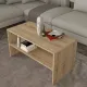 Τραπεζάκι σαλονιού Eleva Megapap χρώμα sapphire oak 90x44,6x46,4εκ.