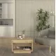 Τραπεζάκι σαλονιού Onda Megapap χρώμα sapphire oak 60x60x40εκ.