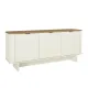 Μπουφές Bohema Megapap χρώμα ivory - sepet oak 180x47x76,6εκ.