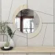 Καθρέπτης τοίχου Sevilla Μegapap χρώμα sandstone - travertine 59,2x2,2x69εκ.