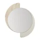 Καθρέπτης τοίχου Sevilla Μegapap χρώμα sandstone - travertine 59,2x2,2x69εκ.