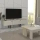 Έπιπλο τηλεόρασης Sevilla Megapap χρώμα sandstone - travertine 150x35x45,6εκ.