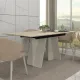 Τραπέζι Sevilla Megapap χρώμα sandstone - travertine 180x90x75εκ.